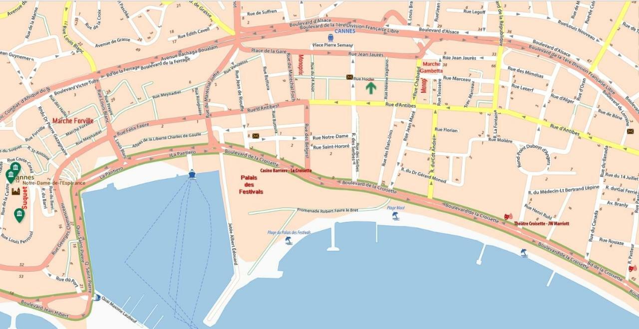 Cannes Hoche Palais Des Festivals Apartment ภายนอก รูปภาพ